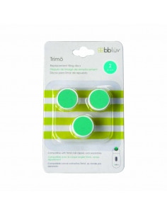 Trimö - Pack 3 repuestos lima etapa  2 (3-6m). Repuestos de color verde.