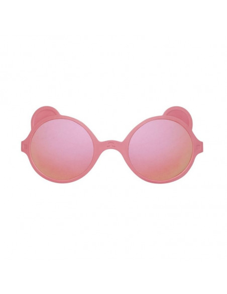 Gafas de sol con forma de osito de color rosa antik pink