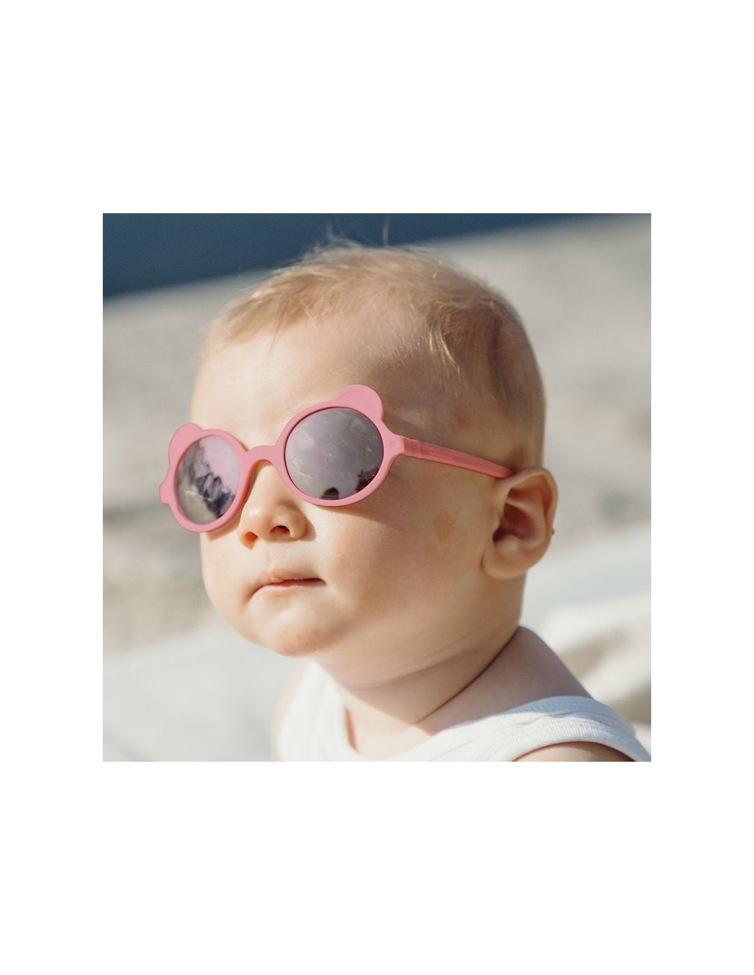 gafas de sol para niños de 6 meses a 1 montura plegable e indestructible lentes para PC UNBREAKABLE UV 400 categoría 4 2 Made in Italy Animals Sunglasses Froggy 3 años 