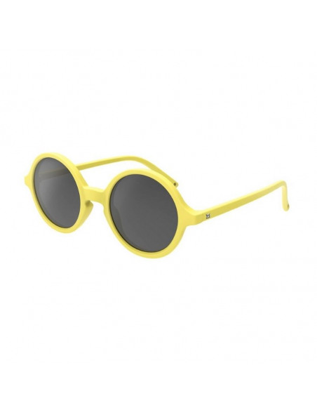 Gafas de sol para niños amarillas de perfil.