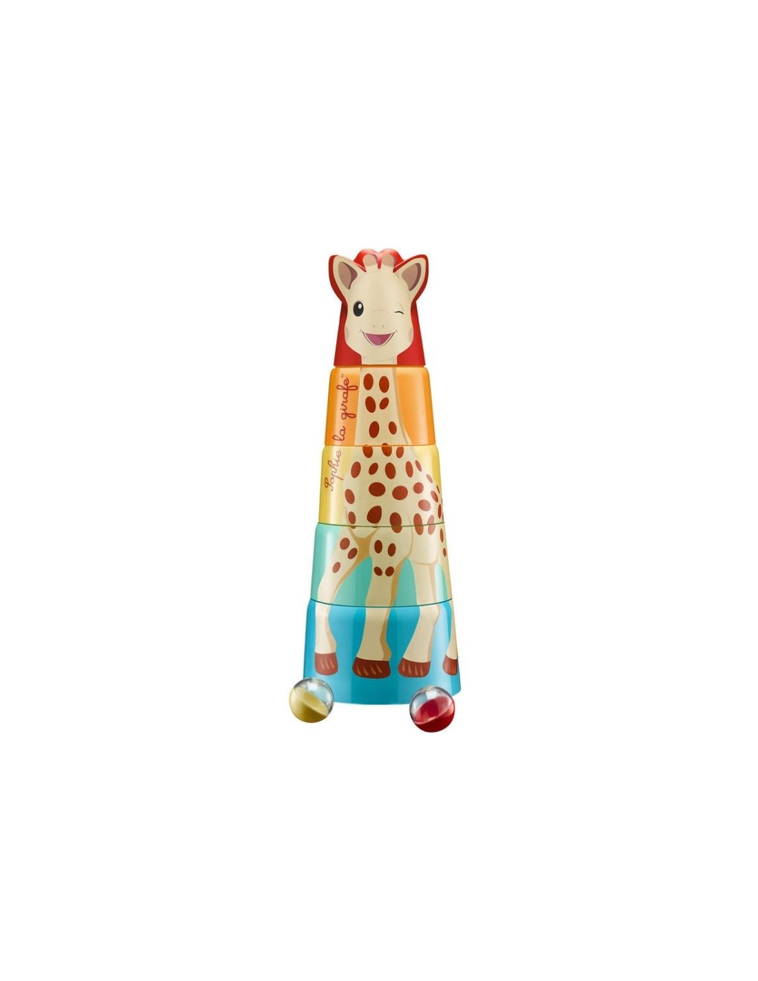 Vulli 516910 Sophie la Girafe Caja Fresh Touch, Plástico, Multicolor, Talla  Única