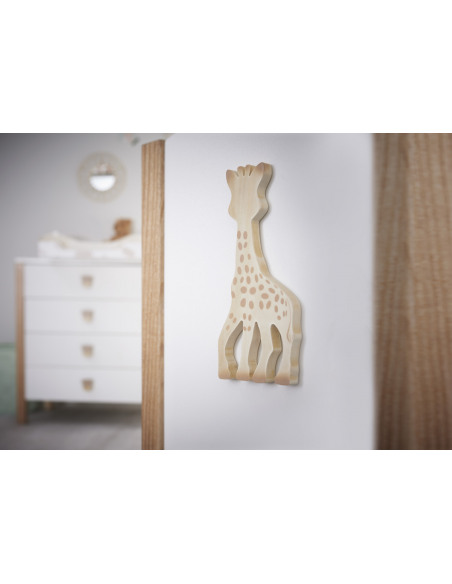 Sophie la girafe grabado de madera