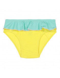 Cueca de banho Anti UV Amarelo-Verde