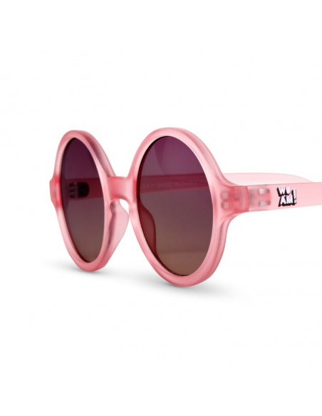 Gafas de sol WOAM para niños color rosa de perfil