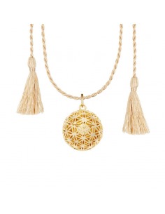 FLOWER OF LIFE Ouro amarelo...