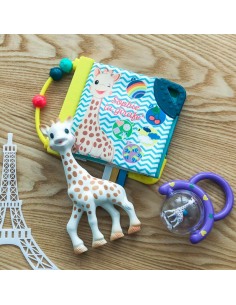 Set regalo Sophie la girafe. Set de libro, mordedor y sonajero de Sophie la girafe. 2