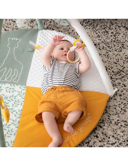 bebé en Gimnasio Reversible  Sophie la girafe