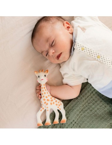Comprar mordedor bebés sophie la girafe set con sonajero y llavero