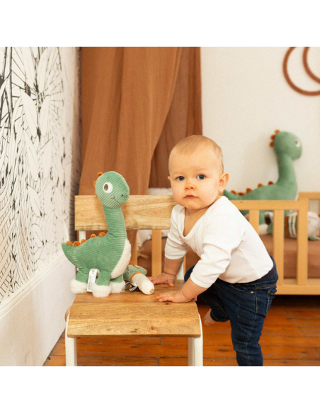 bebé con Peluche musical Dino 30cm