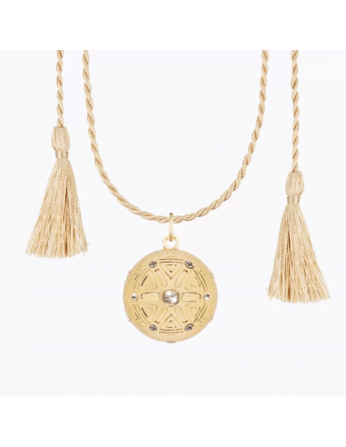 Llamador de ángeles Cristal de vida oro