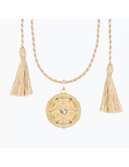 Llamador de ángeles Cristal de vida oro
