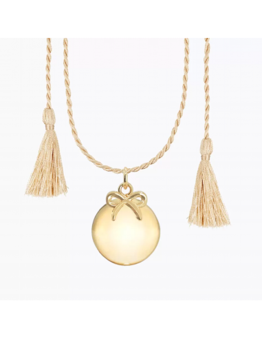 Llamador de ángeles Lazo oro amarillo