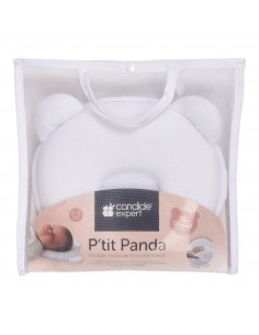Cojín Antiplagiocefalia Ptit Panda blanco 2