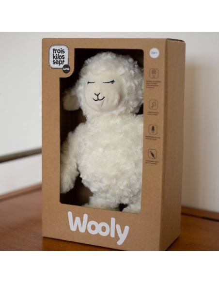 Peluche luminoso de ruido blanco con packaging