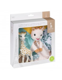 Set de regalo Sophie la Girafe con su nuevo Doudou