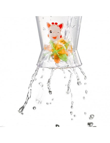 Juego de Tazas para baño Sophie la Girafe con agua