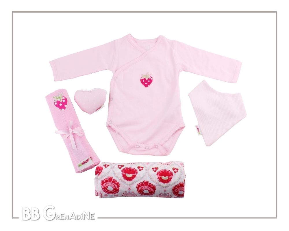 pack regalo ropita bebe rosa