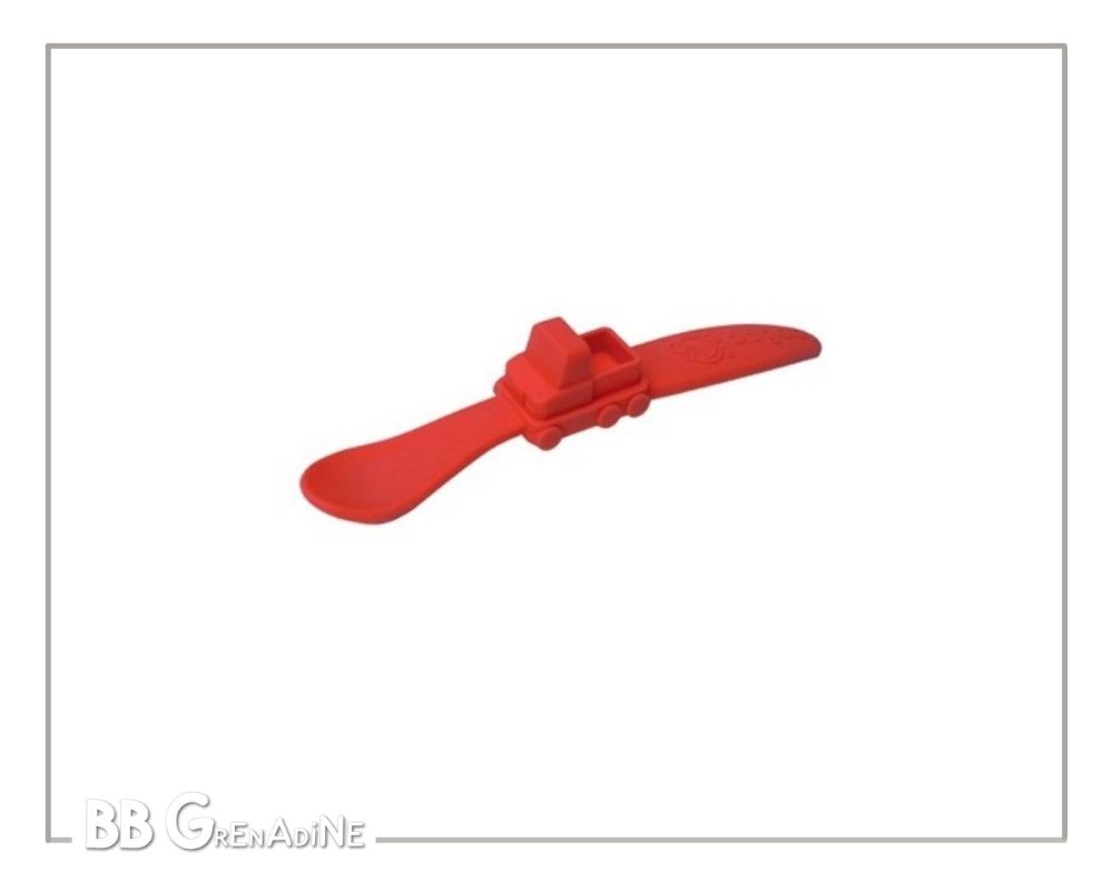 cuchara flexible de camion rojo